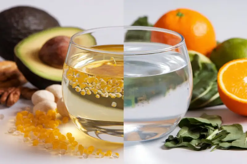¿Cuál es la diferencia entre vitamina liposoluble e hidrosoluble