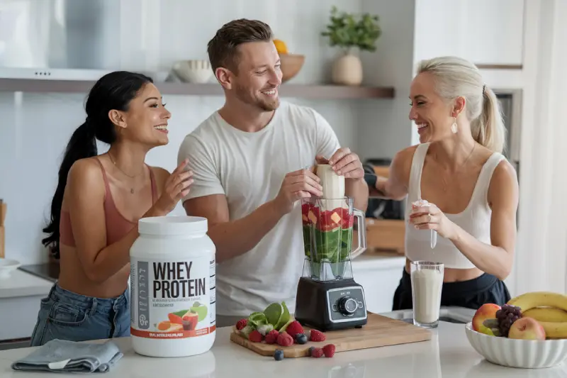 ¿Es bueno o malo tomar proteína sin entrenar?