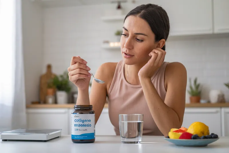 Colágeno y magnesio: ¿engorda? Mitos y realidades